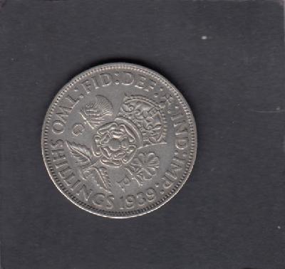 Beschrijving: 2 Shilling GEORGIUS VI 
